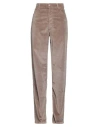 Re-hash Re_hash Woman Pants Light Brown Size 32 Cotton, Lycra, Elastane In Brown