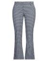 Re-hash Re_hash Woman Pants Navy Size 24 Cotton, Polyamide, Polyester In Navy Blue
