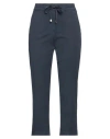 Re-hash Re_hash Woman Pants Navy Size 26 Lyocell, Cotton, Elastane In Navy Blue