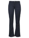 Re-hash Re_hash Woman Pants Navy Size 32 Cotton, Elastane In Blue