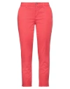 Re-hash Re_hash Woman Pants Red Size 26 Cotton, Elastane