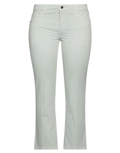 Re-hash Re_hash Woman Pants Sage Green Size 32 Cotton, Elastane