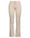 Re-hash Re_hash Woman Pants Sand Size 32 Cotton, Elastane