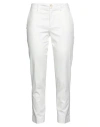 Re-hash Re_hash Woman Pants White Size 26 Cotton, Lyocell, Elastane