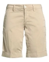 Re-hash Re_hash Woman Shorts & Bermuda Shorts Beige Size 26 Cotton, Elastane In Neutral
