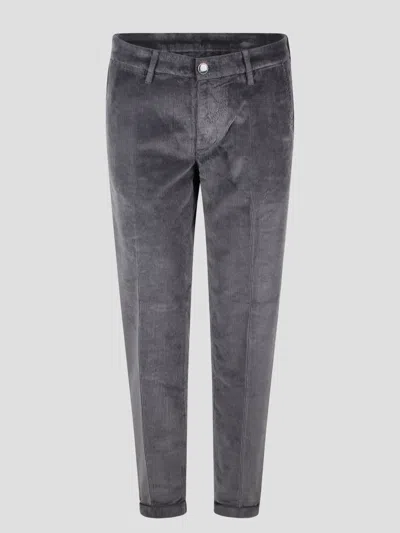 Re-hash Ribbed Mucha Chinos Pant In Gray