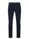 Re-hash Re_hash Man Denim Pants Black Size 35 Cotton, Elastomultiester, Elastane In Blue