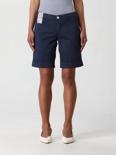 Re-hash Ambra Bermuda With Turn-up In Blue