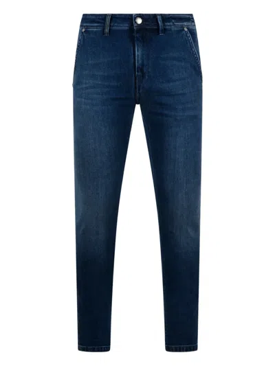 Re-hash Slim-cut Jeans In Blue