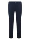 Re-hash Slim-fit Chino Trousers In Blue
