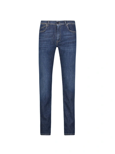 Re-hash Slim Fit Jeans In Dark Denim In Denim Scuro