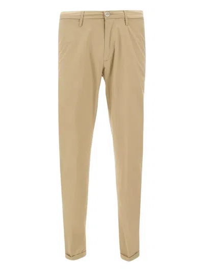 Re-hash Stretch Cuffed Trousers In Brown