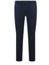 Re-hash Slim-fit Chino Trousers In Blue