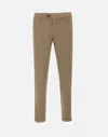 Re-hash Re_hash Man Pants Camel Size 33 Modal, Cotton, Elastane In Beige