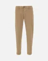 Re-hash Re_hash Man Pants Camel Size 33 Modal, Cotton, Elastane In Beige
