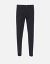 Re-hash Re_hash Man Denim Pants Black Size 35 Cotton, Elastomultiester, Elastane In Blue