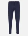 Re-hash Mucha Chinos Cotton Pants In Blue