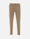 Re-hash Re_hash Man Pants Camel Size 33 Modal, Cotton, Elastane In Brown