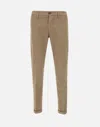 Re-hash Re_hash Man Pants Camel Size 33 Modal, Cotton, Elastane In Brown