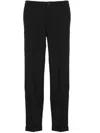 Re-hash Cuffed Straight-leg Trousers In Black