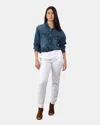 Re-hash Trousers  Mod. Gloria-capri - White Otticco