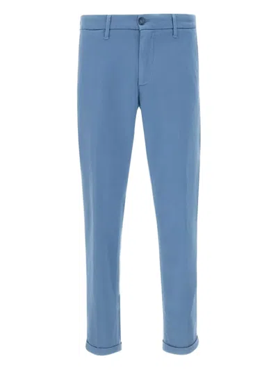 Re-hash Turn-up Chino Trousers In Blue