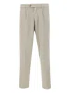 Re-hash Vertical-striped Tailored Trousers In White