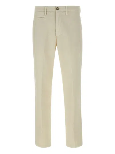 Re-hash Welt-pocket Trousers In White