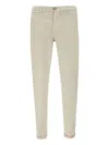 Re-hash Welt-pockets Trousers In Neutral