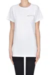 Re Love It Chest Embroidery T-shirt In White