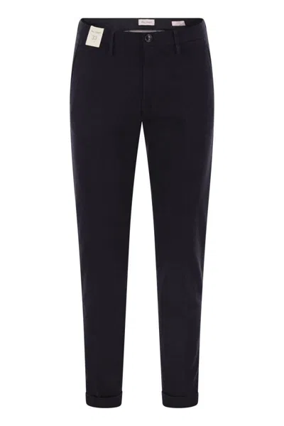 Re_hash Mucha - Stretch Cotton And Lyocell Chino In Black
