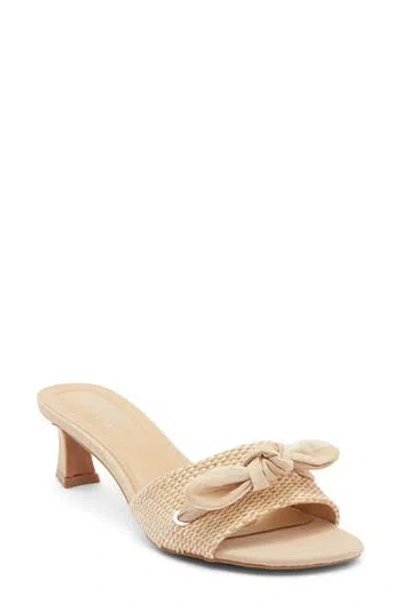 Reaction Kenneth Cole Bahama Tie Heel Sandal In Neutral
