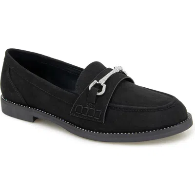Reaction Kenneth Cole Cadila Loafer In Black Micro