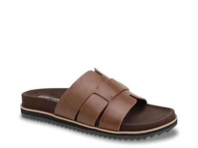 Reaction Kenneth Cole Calen Sandal In Brown
