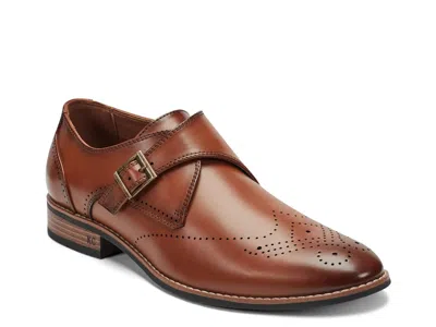 Reaction Kenneth Cole Cheer Monkstrap Slipon In Brown