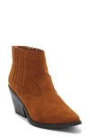 Reaction Kenneth Cole Elenor Block Heel Bootie In Orange