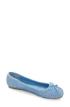 Reaction Kenneth Cole Elstree Mesh Ballet Flat In Blue Sky