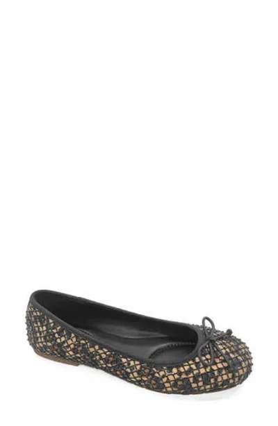 Reaction Kenneth Cole Elstree Mesh Ballet Flat In Leopard