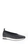 Reaction Kenneth Cole Evaline Slip-on Sneaker In Black Knit