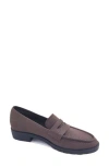 Reaction Kenneth Cole Feobe Knit Loafer In Chocolate Knit