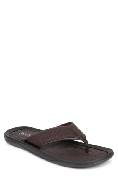 Reaction Kenneth Cole Four Flip Flop In Brown
