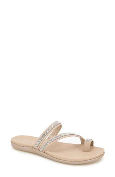 Reaction Kenneth Cole Gia Crystal Strap Slide Sandal