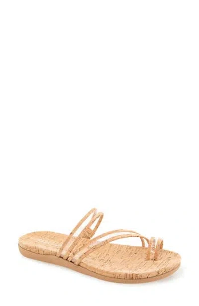Reaction Kenneth Cole Gia Toe Post Sandal In Neutral
