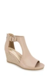 Reaction Kenneth Cole Gracie Wedge Sandal In Chai