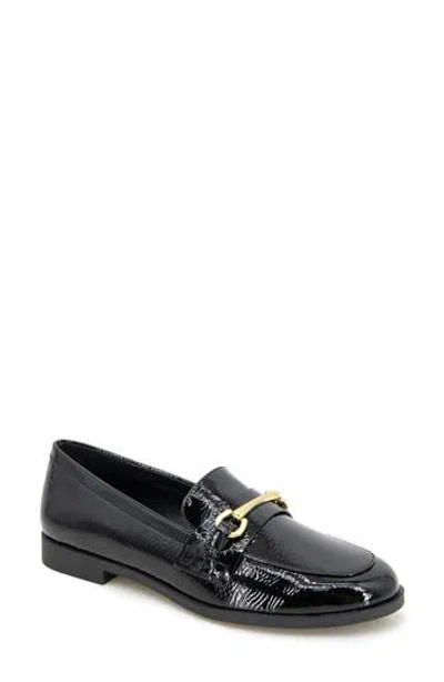 Reaction Kenneth Cole Great Bit Loafer In Black Patent