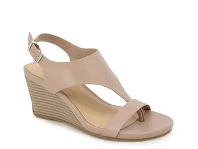 Reaction Kenneth Cole Greatly Wedge Sandal In Brown