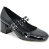 Reaction Kenneth Cole Leeann Studded Mary Jane Pump In Black