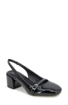 Reaction Kenneth Cole Lindy Slingback Pump In Black Patent