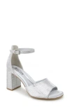 Reaction Kenneth Cole Lottie Ankle Strap Sandal In Silver