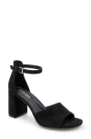Reaction Kenneth Cole Lottie Ankle Strap Sandal In Black
